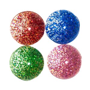 Studsbollar Glitter 3cm 40st