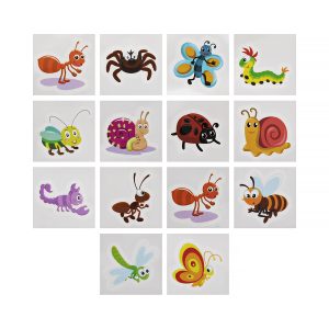 Happy insekts tatueringar 100st