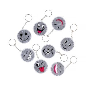 Nyckelring Reflekterande Smile 25st