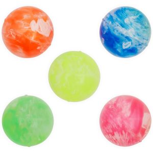 Studsbollar neonfärgade 40st 3cm
