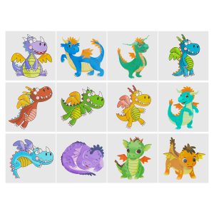 Happy Dragon tattoos 100st